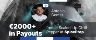 Antonio Gomez: €2000+ in Payouts from a Scaled-Up Spice 1-Step Account at SpiceProp